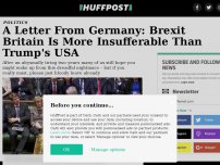 Bild zum Artikel: Brief an Großbritannien: Warum der Brexit für uns Deutsche unendlich schlimmer als Trump ist