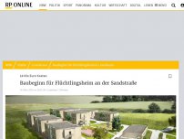 Bild zum Artikel: 18 Mio Euro Kosten : Baubeginn für Flüchtlingsheim an der Sandstraße
