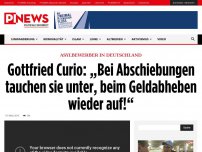 Bild zum Artikel: Asylbewerber in Deutschland Gottfried Curio: „Bei Abschiebungen tauchen sie unter, beim Geldabheben wieder auf!“