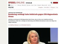 Bild zum Artikel: Lobbyismus für Aserbaidschan: Bundestag verhängt hohe Geldstrafe gegen CDU-Abgeordnete Strenz