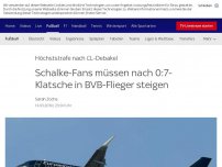 Bild zum Artikel: Schalke-Fans müssen in BVB-Flieger steigen