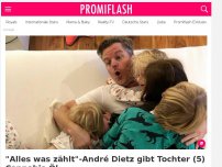 Bild zum Artikel: 'Alles was zählt'-André Dietz gibt Tochter (5) Cannabis-Öl