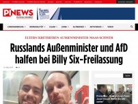 Bild zum Artikel: Eltern kritisieren Außenminister Maas schwer Russlands Außenminister und AfD halfen bei Billy Six-Freilassung
