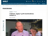 Bild zum Artikel: 17-jähriger „Eggboy“ greift islamfeindlichen Politiker an