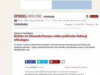 Bild zum Artikel: Antrag der Verteidigung: Richter im Chemnitz-Prozess sollen politische Haltung offenlegen