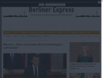 Bild zum Artikel: Macron: „Dann muss eben die Fremdenlegion aufräumen“