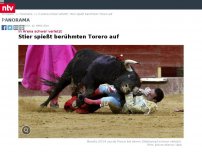 Bild zum Artikel: In Arena schwer verletzt: Stier spießt berühmten Torero auf