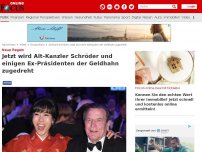 Bild zum Artikel: Neue Regeln für Ex-Kanzler und -Bundespräsidenten - Damit sich keiner 'goldene Nase verdient': Bundestag kürzt Spesen von Schröder und Co