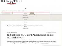 Bild zum Artikel: In Sachsens CDU wird die Annäherung an die AfD diskutiert