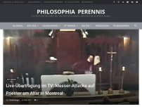 Bild zum Artikel: Live-Übertragung im TV: Messer-Attacke auf Priester am Altar in Montreal