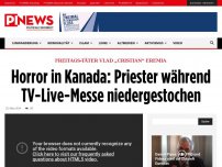 Bild zum Artikel: Freitags-Täter Vlad „Cristian“ Eremia Horror in Kanada: Priester während TV-Live-Messe niedergestochen