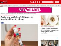 Bild zum Artikel: Neue Masern-Welle droht - Regierung prüft Impfpflicht gegen Virusinfektion für Kinder