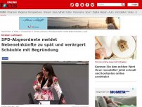 Bild zum Artikel: Kirsten Lühmann - SPD-Abgeordnete meldet Nebeneinkünfte zu spät und verärgert Schäuble mit Begründung