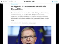 Bild zum Artikel: #CopyFail: EU-Parlament beschließt Uploadfilter