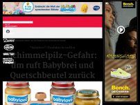 Bild zum Artikel: Schimmelpilz-Gefahr: dm ruft Babybrei und Quetschbeutel zurück