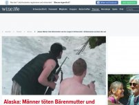 Bild zum Artikel: Männer töten Bärenmutter und ihre Jungen im Winterschlaf - Wildtierkamera zeichnet alles auf