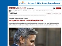 Bild zum Artikel: Todesstrafe für Homosexuelle in Brunei: George Clooney ruft zu Hotel-Boykott auf