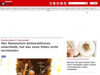 Bild zum Artikel: Skandal-Szenen in 'Deutschland' - Wer Rammstein Antisemitismus unterstellt, hat das neue Video nicht verstanden
