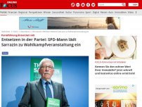 Bild zum Artikel: Parteiführung distanziert sich - Entsetzen in der Partei: SPD-Mann lädt Sarrazin zu Wahlkampfveranstaltung ein