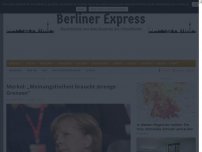 Bild zum Artikel: Merkel: „Meinungsfreiheit braucht strenge Grenzen“