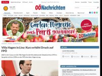 Bild zum Artikel: Villa Hagen in Linz: Kurz erh?ht Druck auf FP?