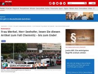 Bild zum Artikel: Kommentar - Frau Merkel, Herr Seehofer, lesen Sie diesen Artikel zum Fall Chemnitz – bis zum Ende!