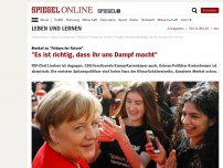 Bild zum Artikel: Merkel zu 'Fridays for Future': 'Es ist richtig, dass ihr uns Dampf macht'