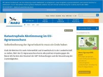 Bild zum Artikel: Katastrophale Abstimmung im EU-Agrarausschuss