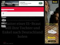 Bild zum Artikel: Mutter einer IS-Braut will ihre Tochter und Enkel nach Deutschland holen
