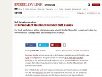 Bild zum Artikel: Nach Korruptionsvorwürfen: DFB-Präsident Reinhard Grindel tritt zurück