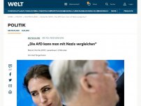 Bild zum Artikel: „Die AfD kann man mit Nazis vergleichen“