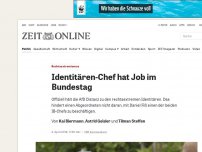Bild zum Artikel: Rechtsextremismus: Identitären-Chef hat Job im Bundestag
