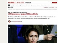Bild zum Artikel: Wahl der Vizepräsidentin des Bundestags: AfD-Widerstand gegen AfD-Kandidatin