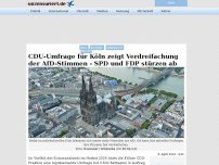 Bild zum Artikel: CDU-Umfrage für Köln zeigt Verdreifachung der AfD-Stimmen - SPD und FDP stürzen ab