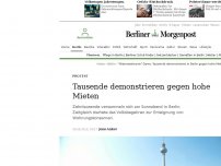 Bild zum Artikel: Protest : Tausende demonstrieren gegen hohe Mieten