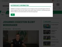Bild zum Artikel: Johannes Eggestein bleibt Werderaner