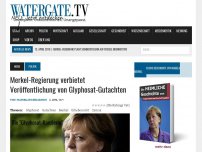 Bild zum Artikel: Merkel-Regierung verbietet Veröffentlichung von Glyphosat-Gutachten