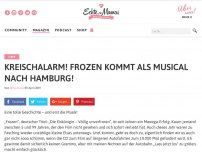 Bild zum Artikel: Kreischalarm! Frozen kommt als Musical nach Hamburg!