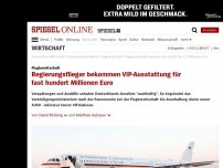 Bild zum Artikel: Flugbereitschaft: Regierungsflieger bekommen VIP-Ausstattung für fast hundert Millionen Euro