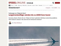 Bild zum Artikel: Forderungen von 'Fridays for Future': Langstreckenflüge würden bis zu 2000 Euro teurer