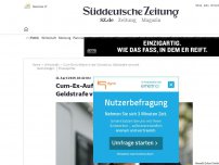 Bild zum Artikel: Steuerskandal: Cum-Ex-Aufklärer in der Schweiz zu Geldstrafe verurteilt