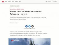 Bild zum Artikel: Kanton Genf verbietet Bau von 5G-Antennen – vorerst