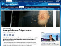 Bild zum Artikel: WikiLeaks-Mitbegründer Assange in London festgenommen