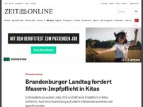 Bild zum Artikel: Viruserkrankung: Brandenburg beschließt Masern-Impfpflicht in Kitas