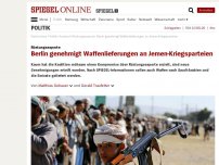 Bild zum Artikel: Rüstungsexporte: Berlin genehmigt Waffenlieferungen an Jemen-Kriegsparteien