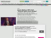 Bild zum Artikel: Romy - Armin Wolf an ORF-Chef: 'Schmissige Dokus und scharfe Satire auch senden'