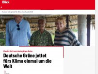 Bild zum Artikel: Claudia Roth verschwieg Mega-Reise: Deutsche Grüne jettet fürs Klima einmal um die Welt