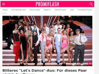 Bild zum Artikel: Bitteres 'Let's Dance'-Aus: Für dieses Paar platzt der Traum