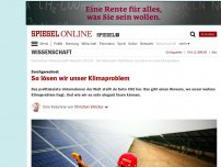 Bild zum Artikel: Durchgerechnet: So lösen wir unser Klimaproblem