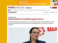 Bild zum Artikel: SPD-Vorsitzende: Nahles plädiert für Impfpflicht gegen Masern